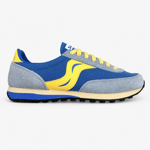 サッカニー Trainer 80 ロートップスニーカー ブルー/イエロー