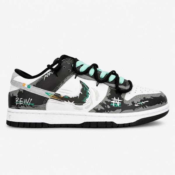 ナイキ Dunk Low Retro スプラッター ホワイト/ブラック DD1391-100