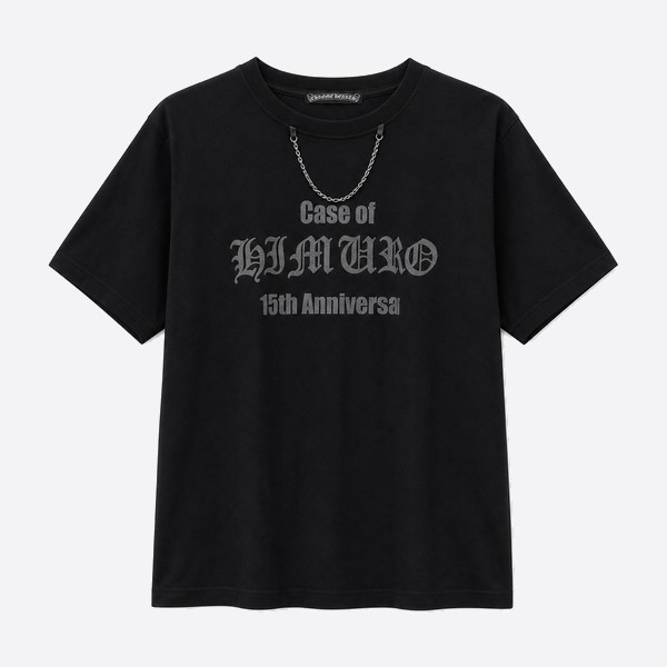 クロムハーツ ネックレスグラフィック ウォッシュ加工Tシャツ