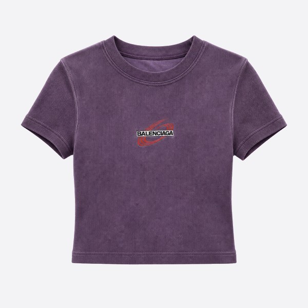 バレンシアガ ロゴ ウォッシュド Tシャツ