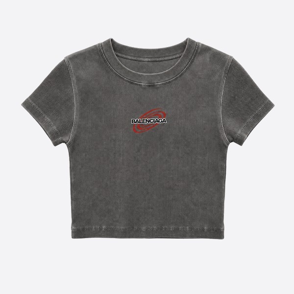 バレンシアガ マルチカラー グラフィック ウォッシュド Tシャツ