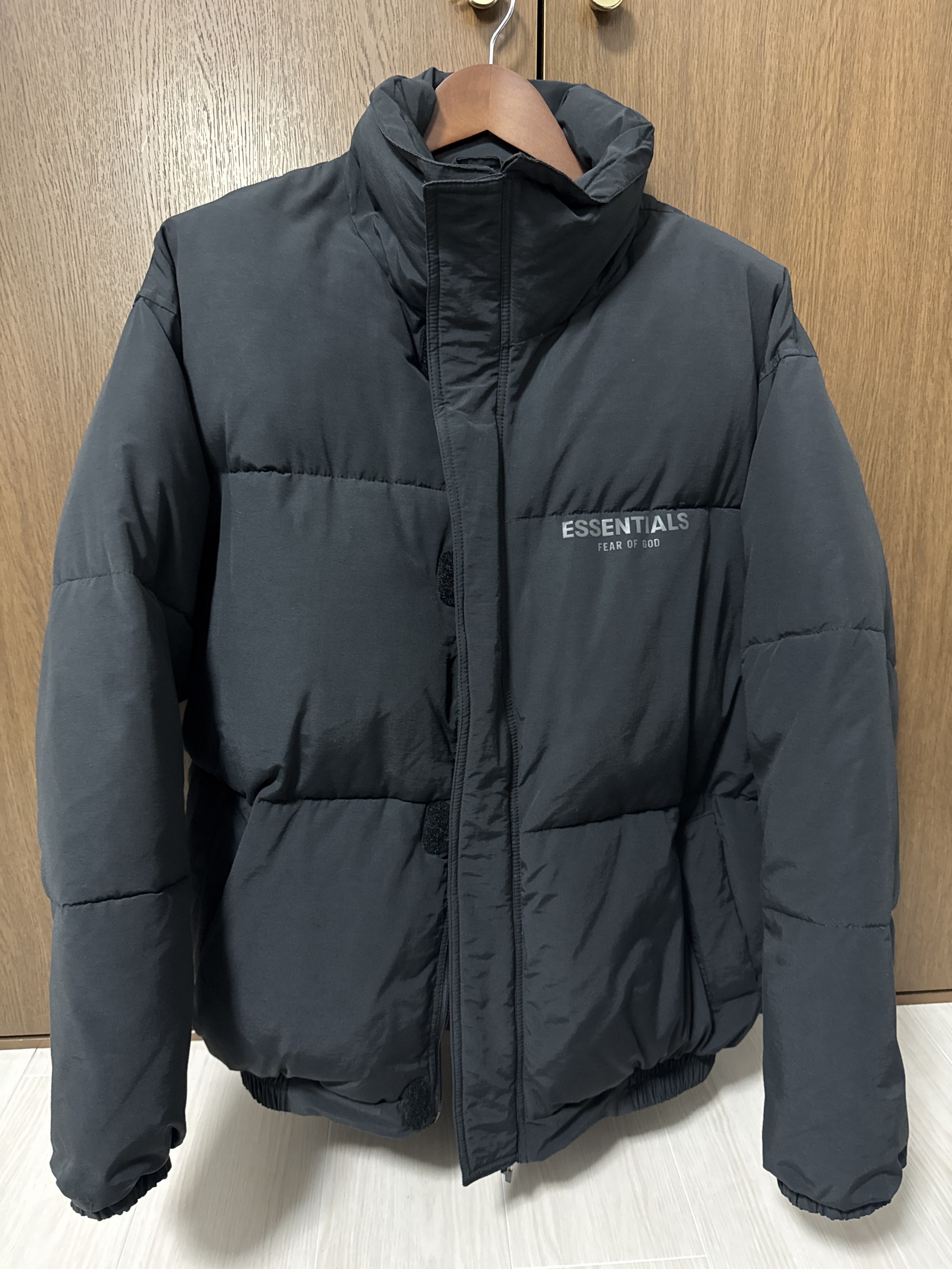フィアオブゴッド Essentials 22Fw マルチスレッドリフレクティブ小文字スタンドカラーコットンジャケット
