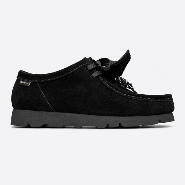 クラークス オリジナルズ Wallabee GTX スエード シューズ ブラック