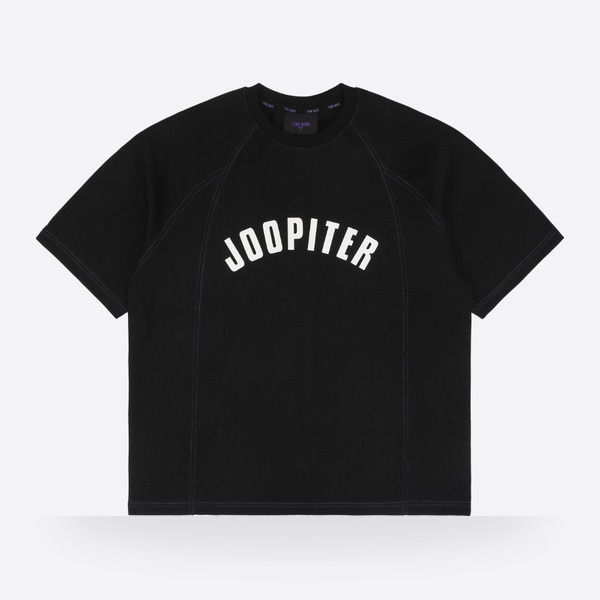 チーム ワン デザイン TEAM JOOPITER プレウォッシュド ディストレスド Tシャツ ブラック TW-SK24A031BK