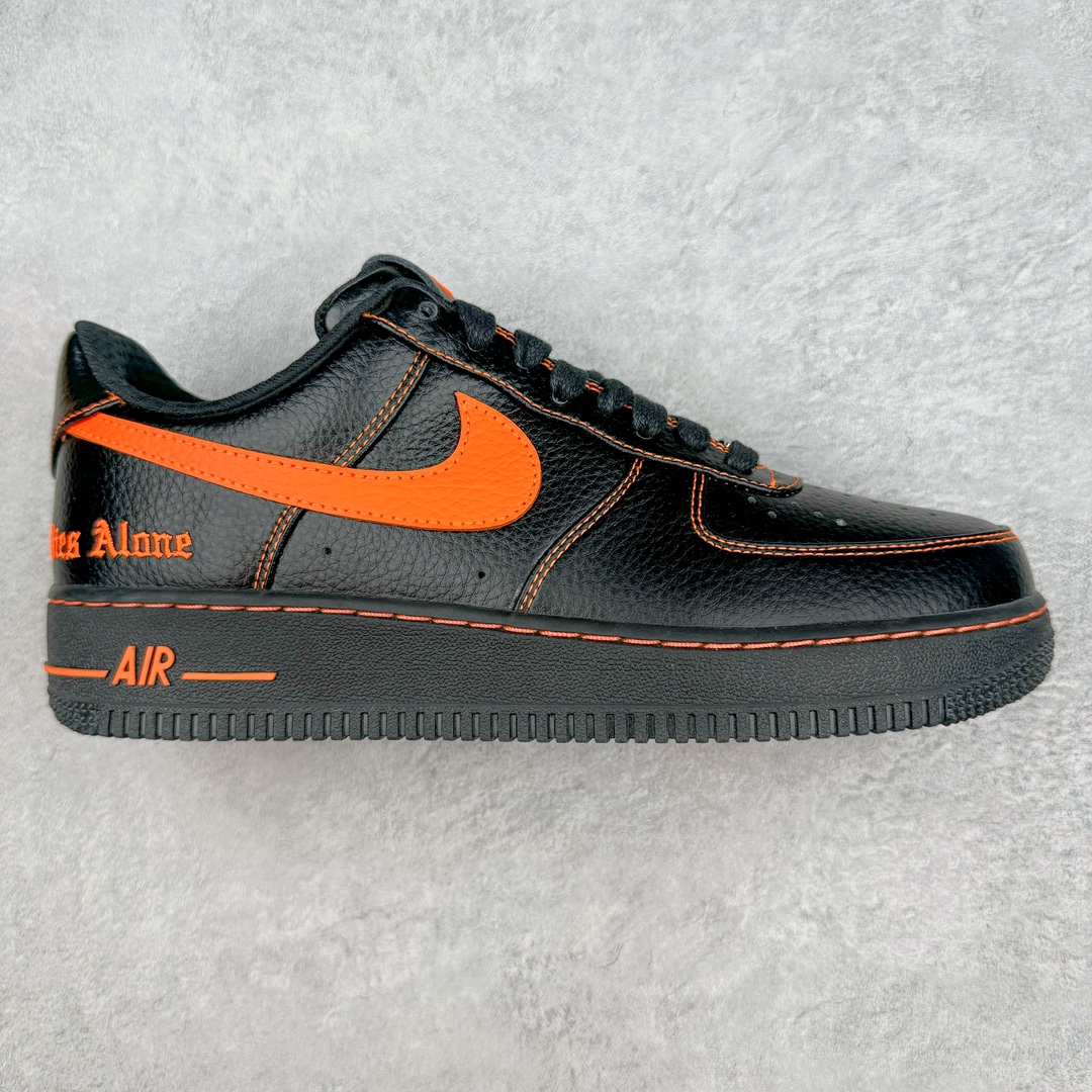 ナイキ VLONE x エア フォース 1 LOW ブラック/オレンジ AA5360-001 詳細画像 1