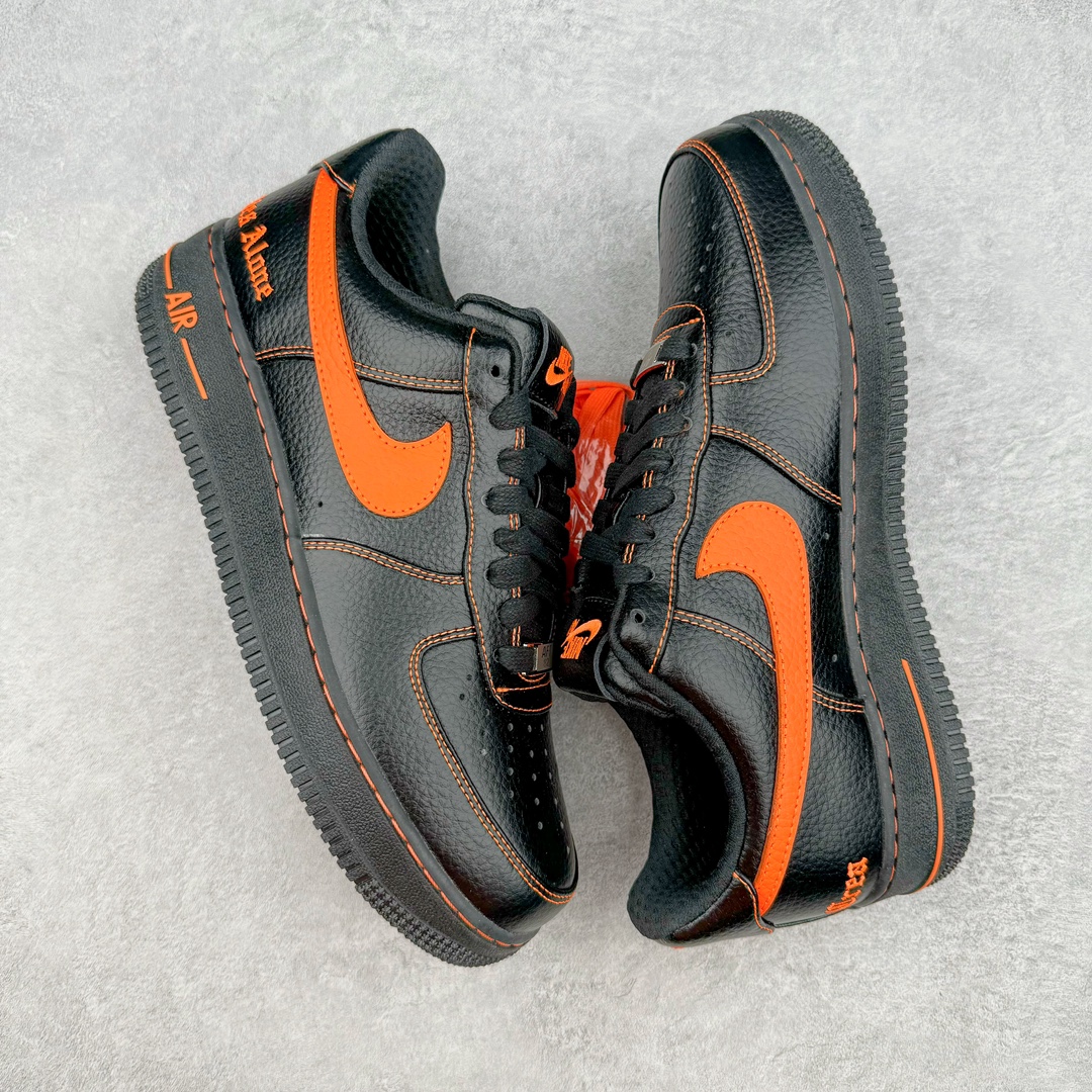 ナイキ VLONE x エア フォース 1 LOW ブラック/オレンジ AA5360-001 詳細画像 3