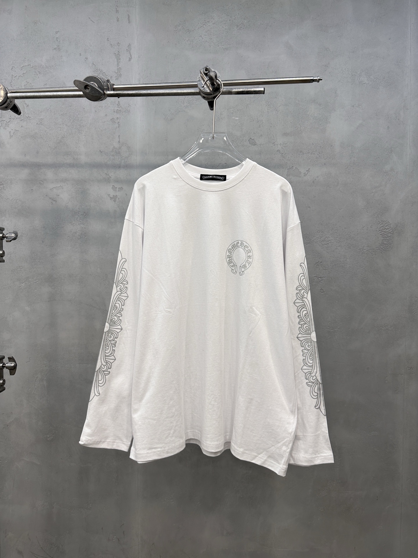 クロムハーツ 長袖Tシャツ ホワイト 詳細画像 1