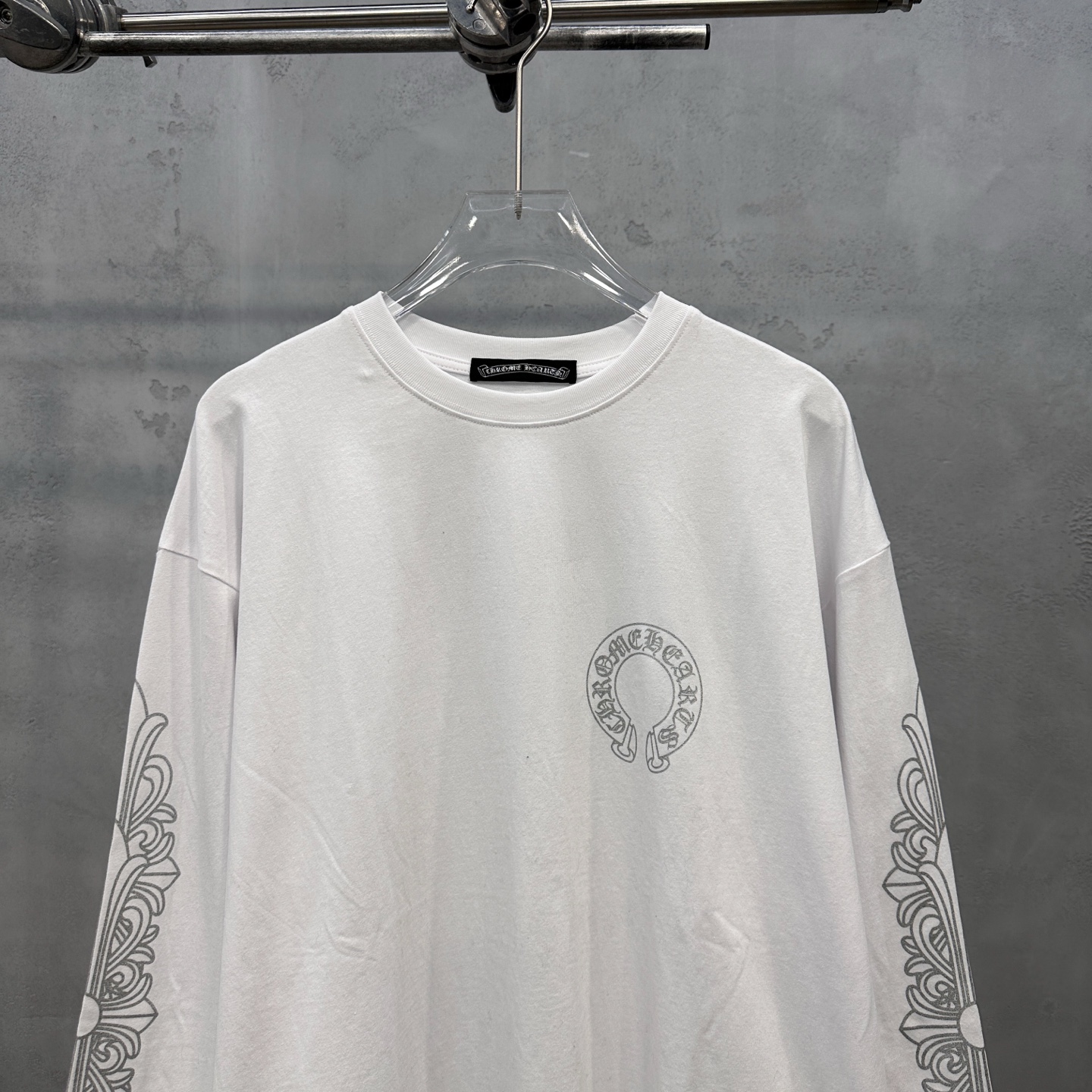 クロムハーツ 長袖Tシャツ ホワイト 詳細画像 2